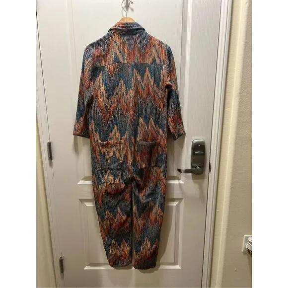 KASAI SIFNOS RUFFLE DRESS | ORANGE/PINK - Picture 3 of 5